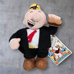 Vintage Wimpy Plush Bean Bag Doll Popeye Stuffins CVS Limited Edition New Defect